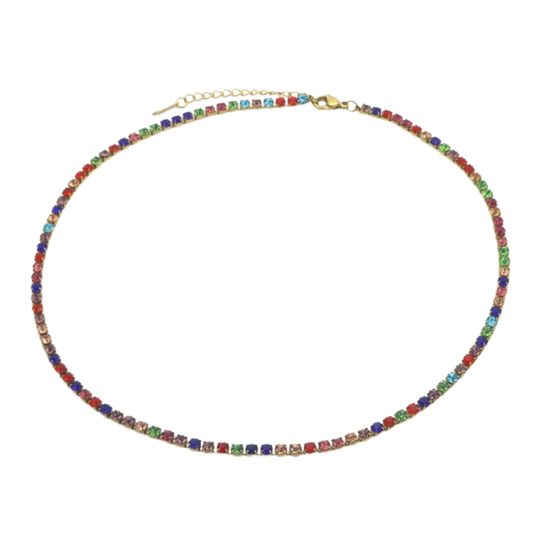 Rainbow Sparkle Necklace